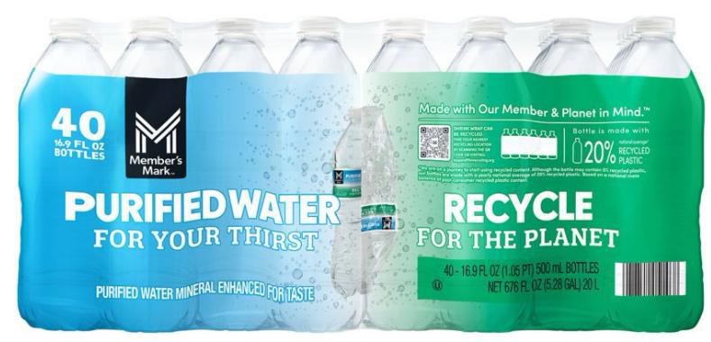 Member's Mark Purified Water