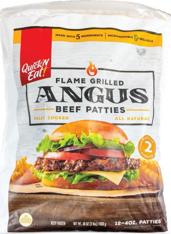 Gourmet Kitchn Burgers Cooked Angus Choice Beef Steak Burgers